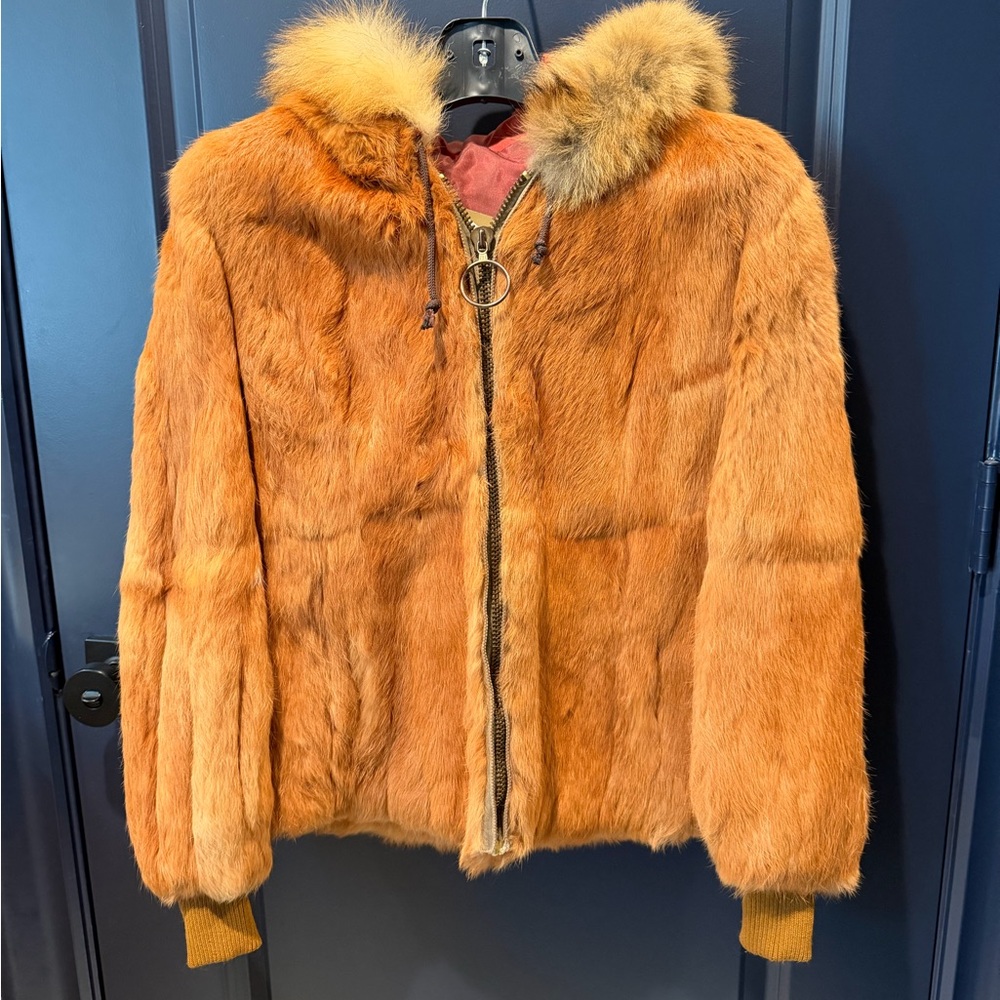 Women's Rabbit Jacket Small Vintage
